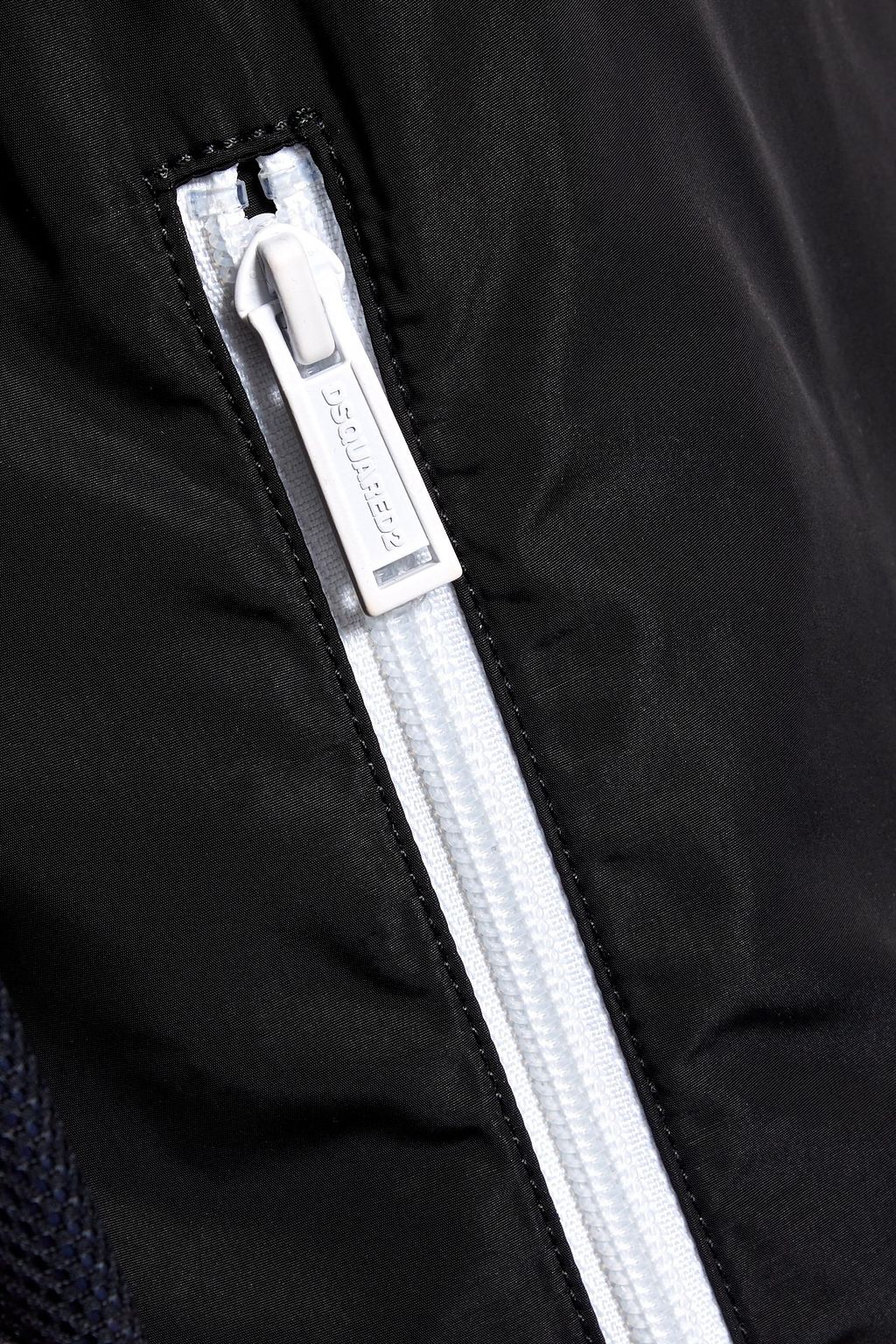 DSQUARED2 Mesh-paneled shell track jacket