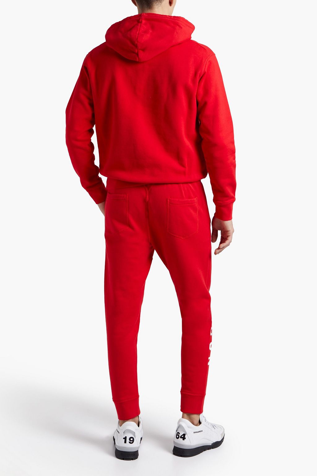 DSQUARED2 Logo-print cotton-fleece sweatpants
