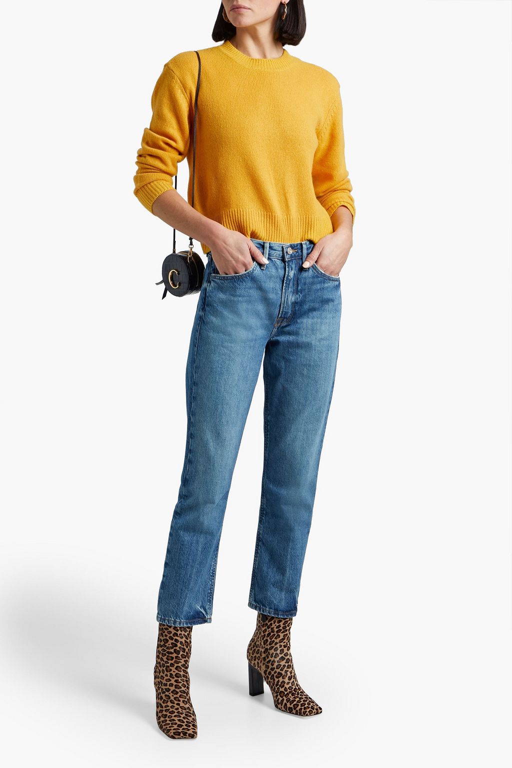 FRAME Le Piper high-rise straight-leg jeans