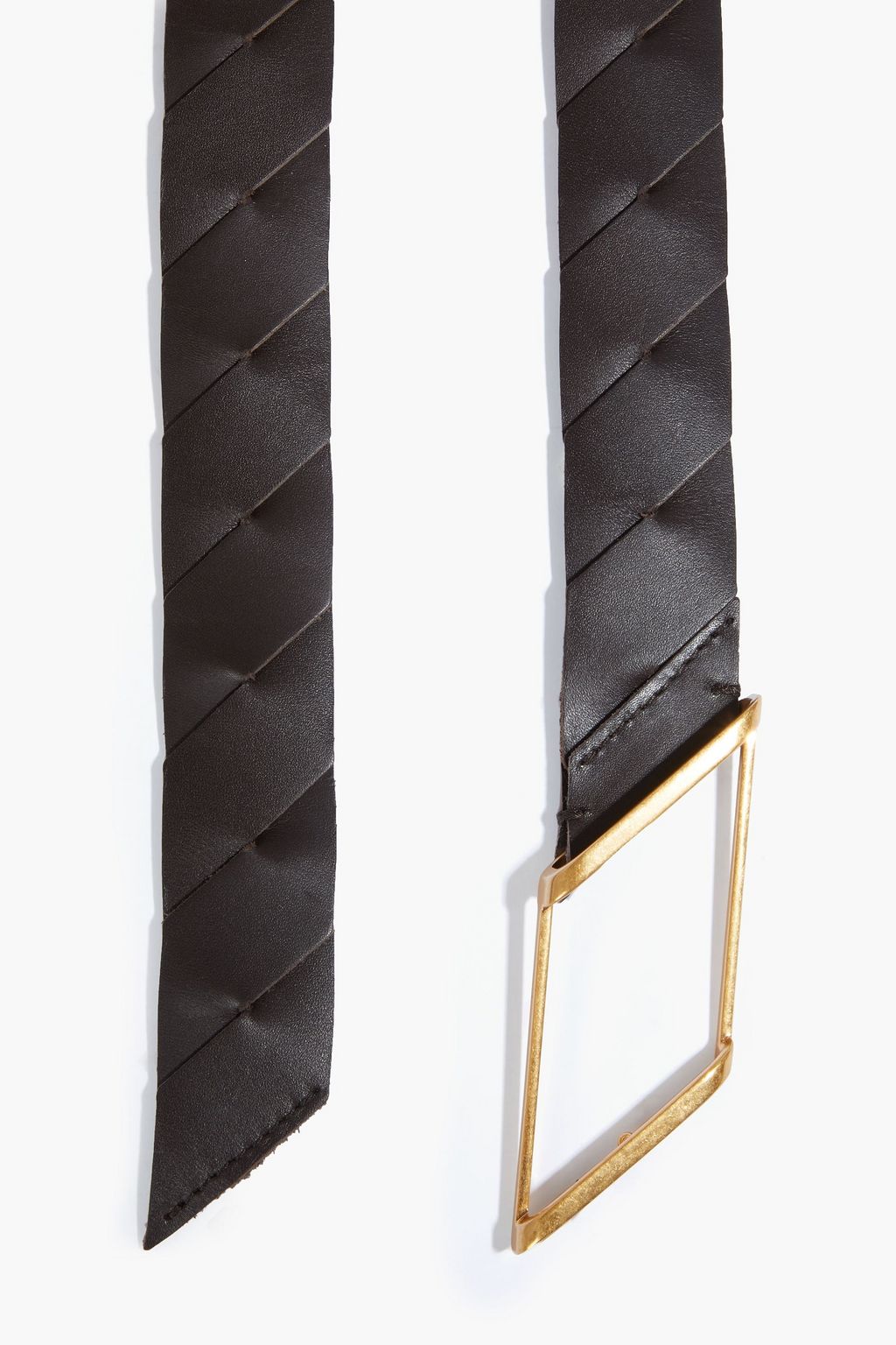 BOTTEGA VENETA Cinture Intrecciato leather belt