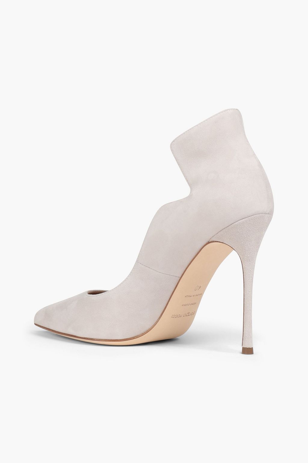 SERGIO ROSSI Godiva Wave 스웨이드 펌프스