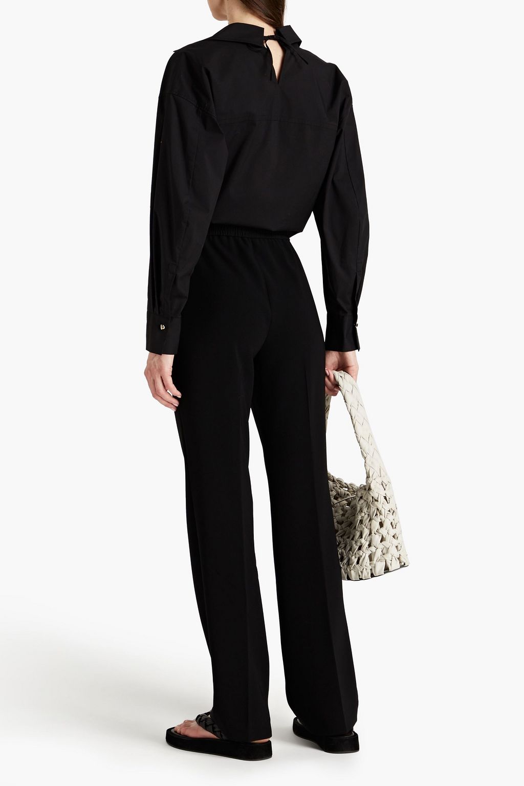 THEORY Admiral crepe straight-leg pants