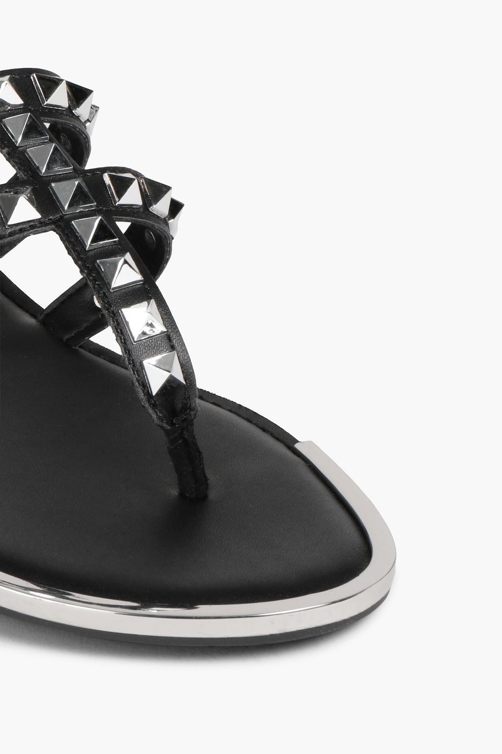 DKNY Studded faux leather sandals