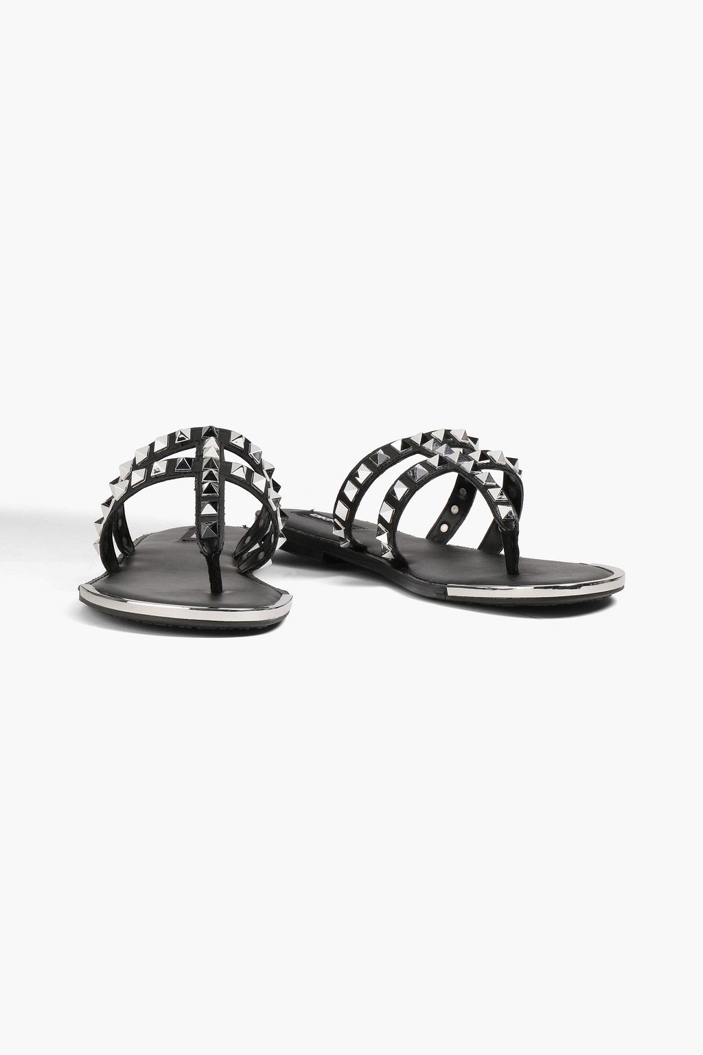 DKNY Studded faux leather sandals