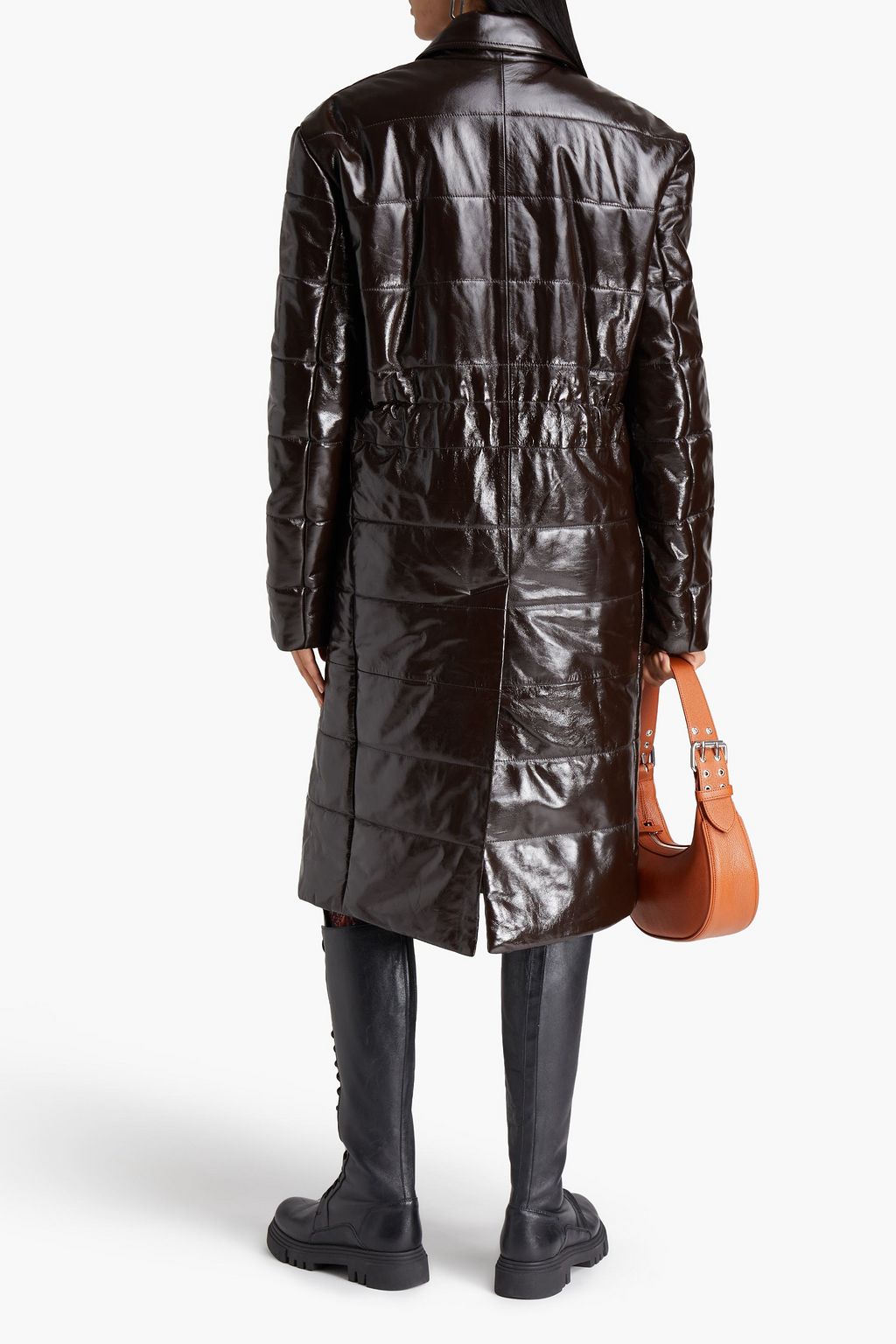 REMAIN BIRGER CHRISTENSEN Gia double-breasted quilted leather coat