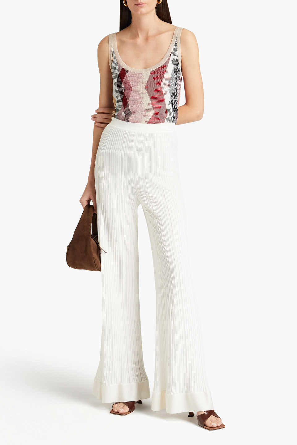 Missoni Metallic Jacquard-knit Tank