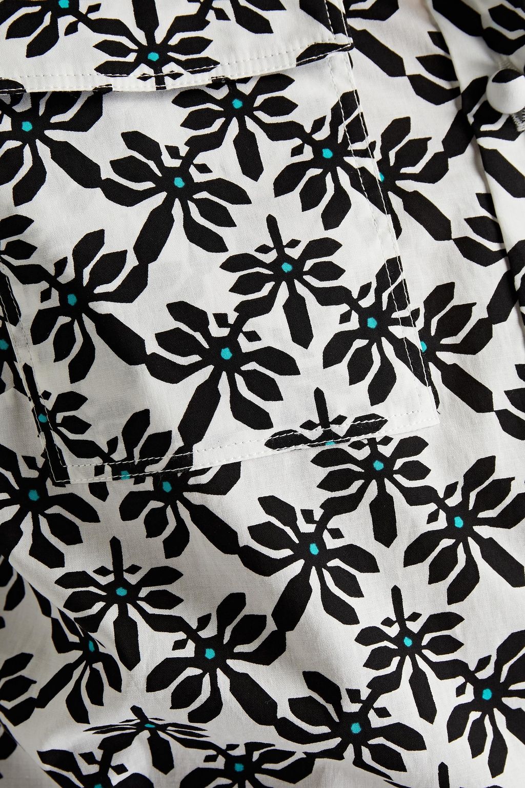 DIANE VON FURSTENBERG Paige printed cotton-poplin shirt dress