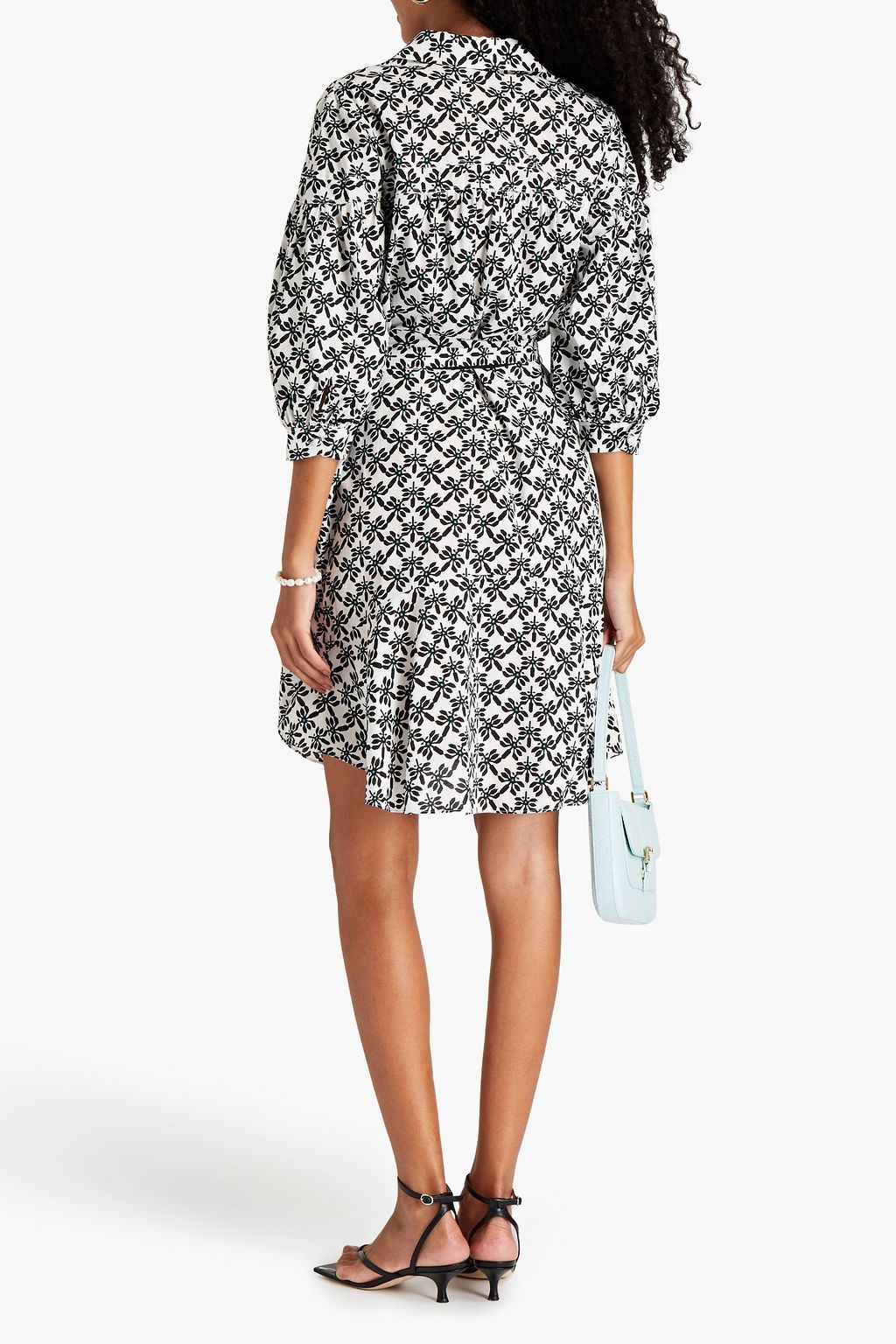 DIANE VON FURSTENBERG Paige printed cotton-poplin shirt dress