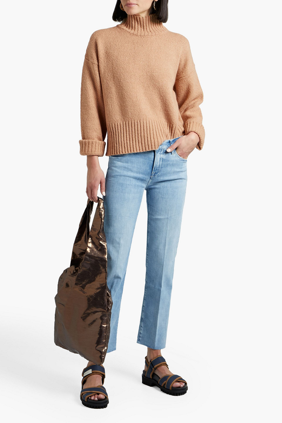 FRAME LE HIGH STRAIGHT HIGH-RISE STRAIGHT-LEG JEANS,3074457345631024340