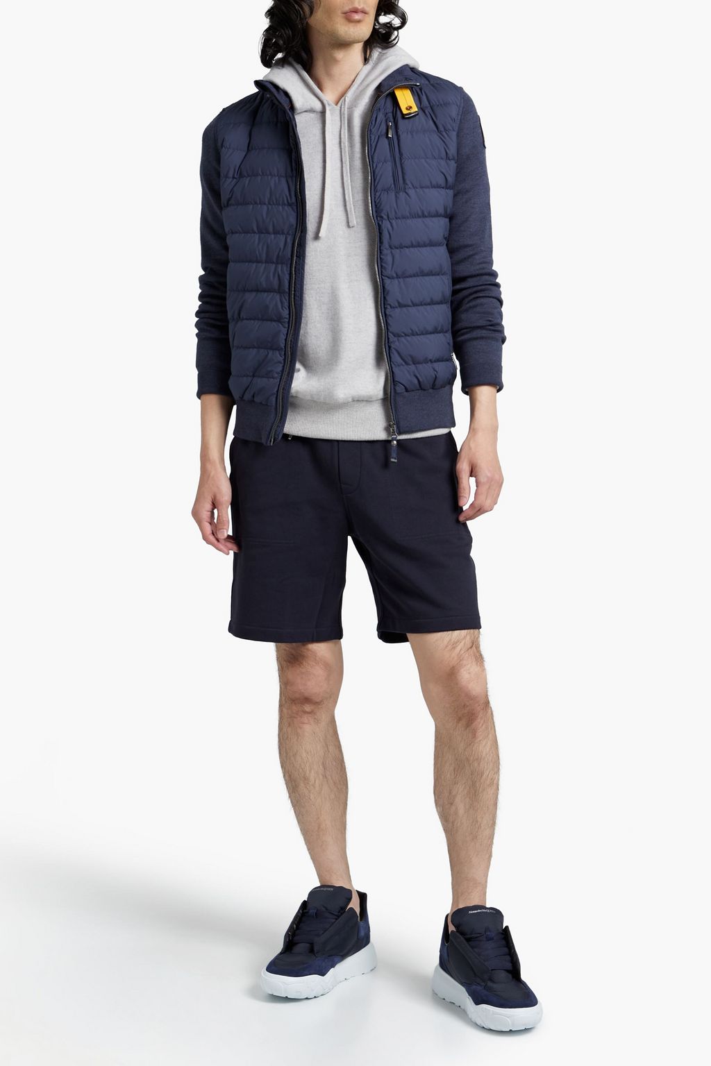 PARAJUMPERS Quilted shell-paneled cotton-blend down jacket