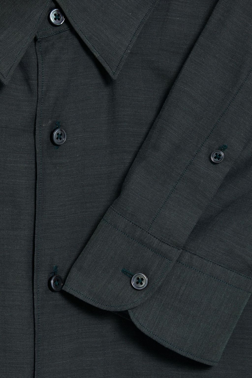 ZEGNA Mélange cotton-twill shirt