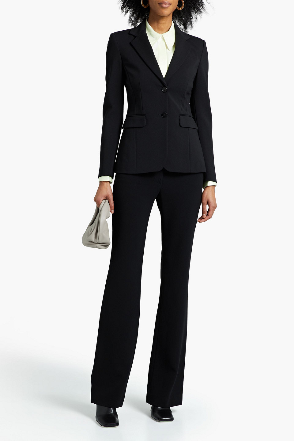 Altuzarra Fenice Crepe Blazer In Black