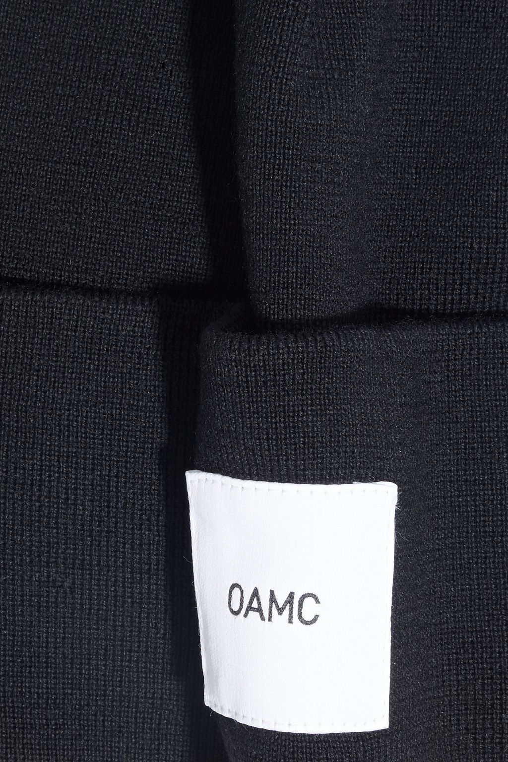 OAMC Logo-appliquéd wool beanie