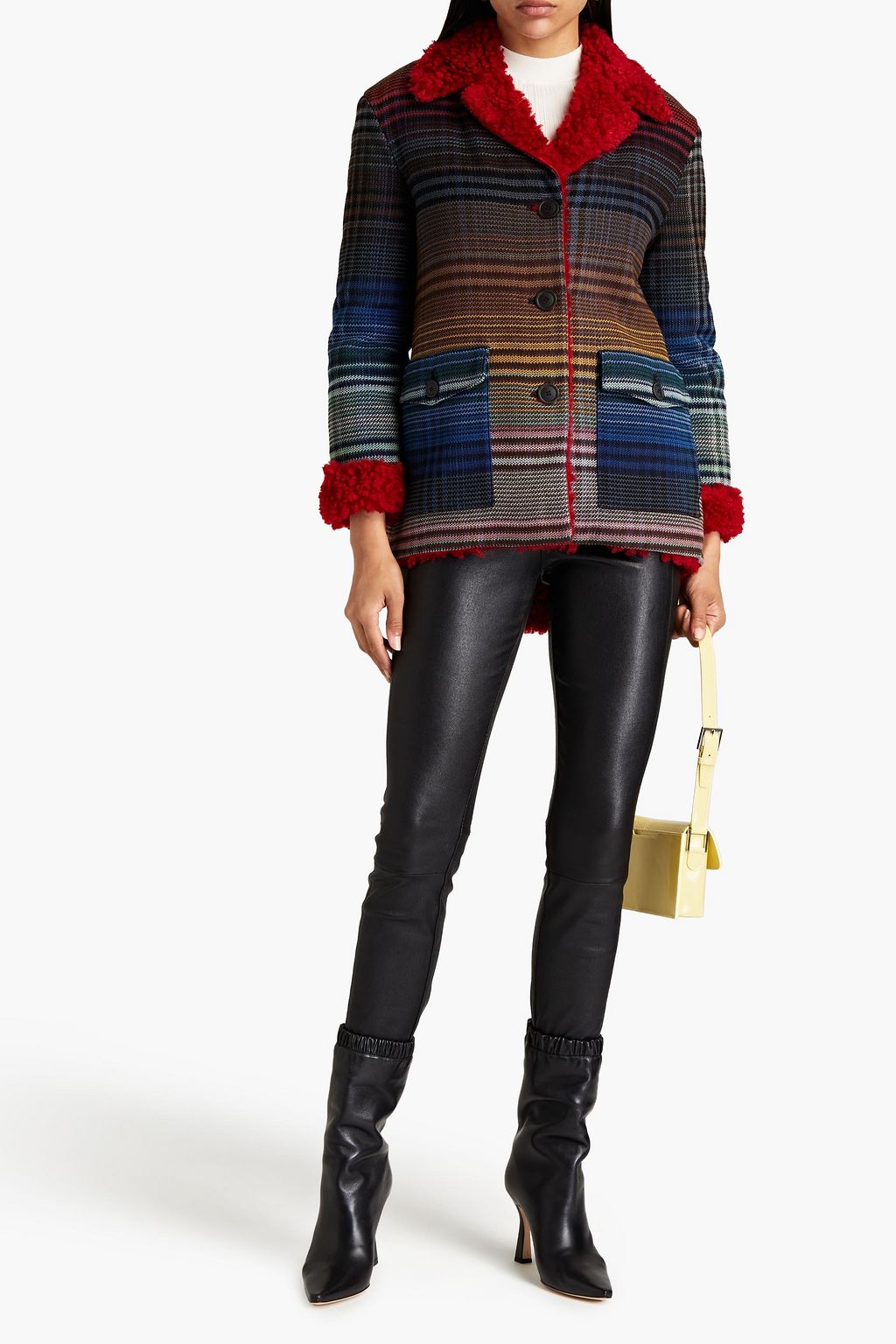 MISSONI Marled wool-blend jacket