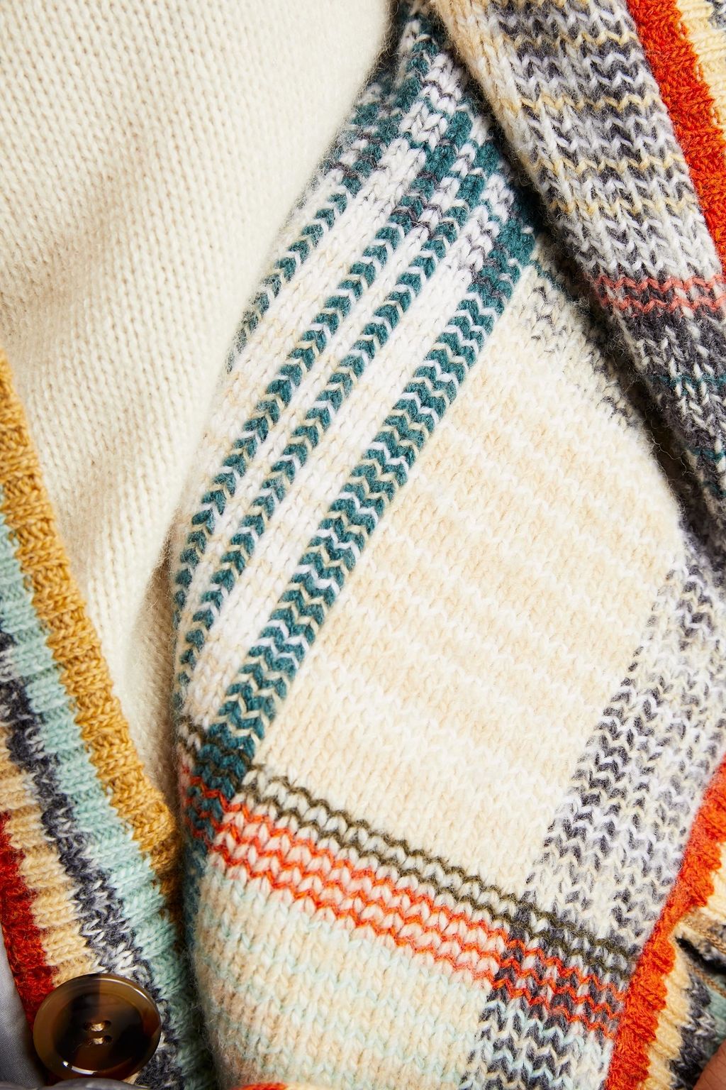MISSONI Crochet-knit wool-blend jacket