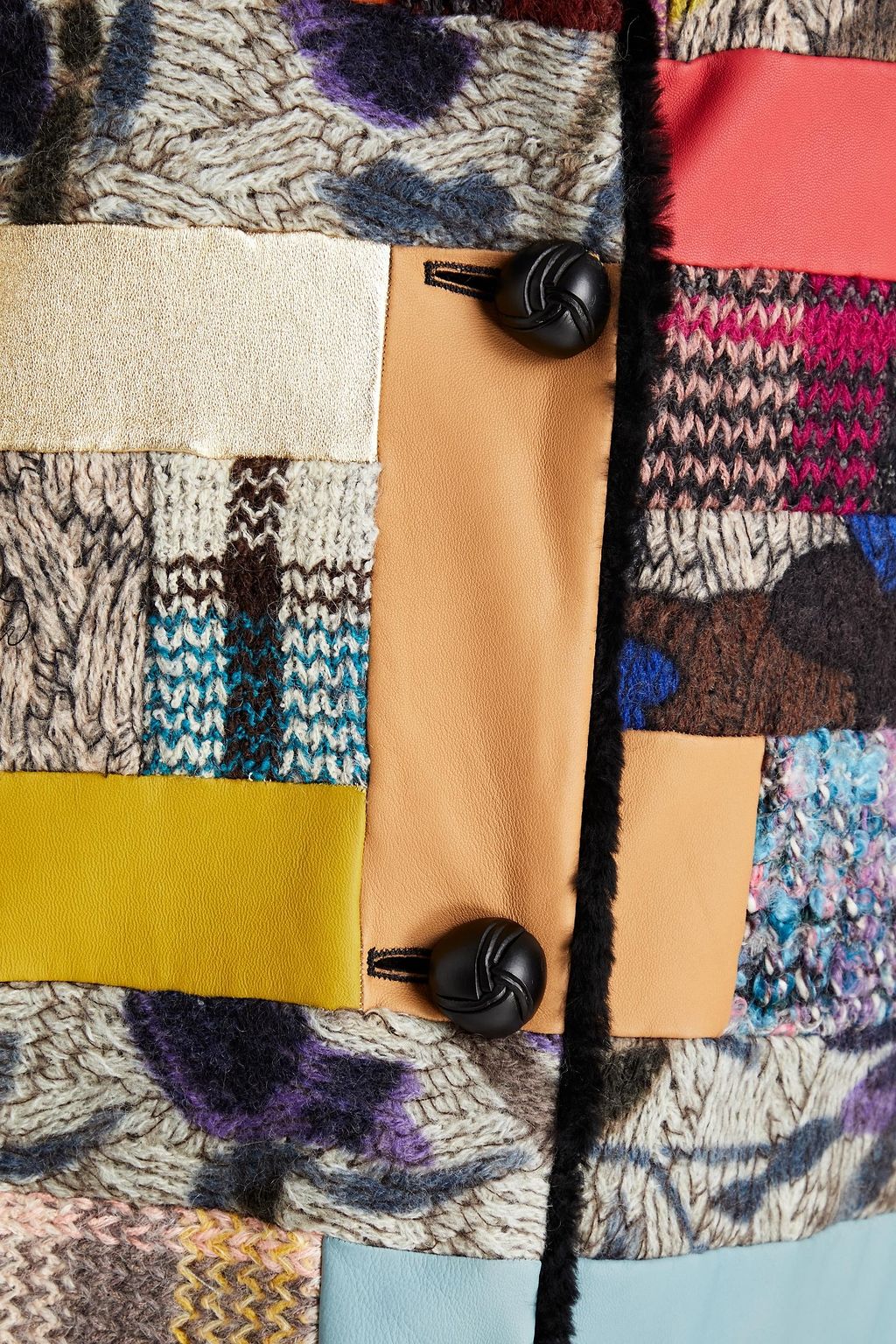 MISSONI 패치워크 이펙트 니트 코트