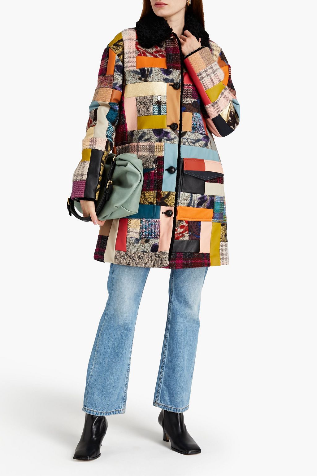 MISSONI 패치워크 이펙트 니트 코트