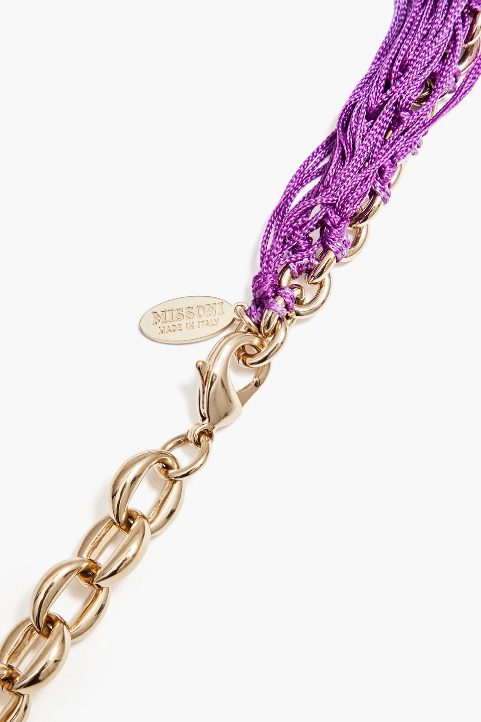 Missoni Gold-tone Cord Necklace