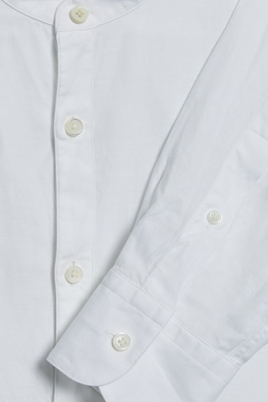 ZEGNA Cotton and linen-blend shirt