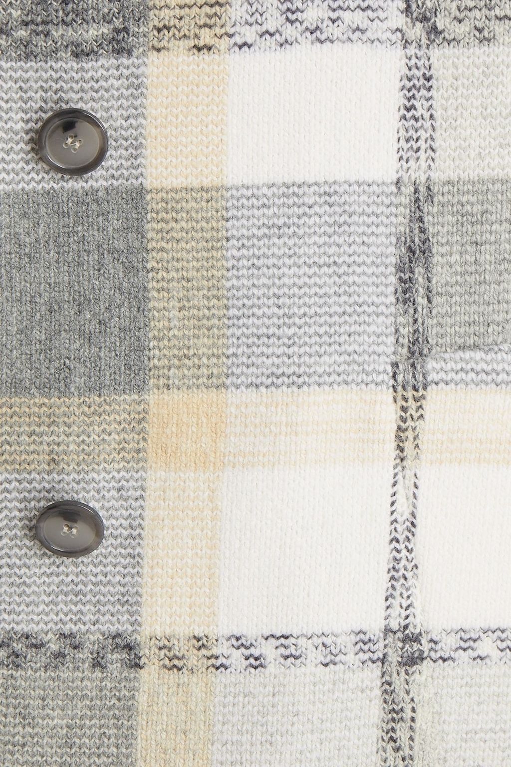 MISSONI Checked wool-blend coat