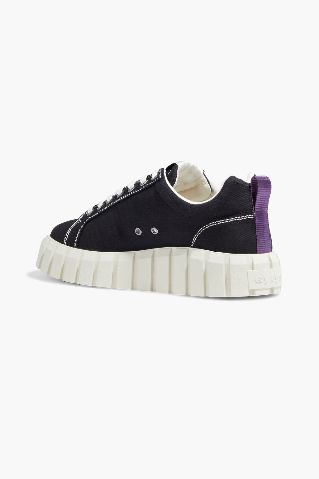 EYTYS Odessa webbing-trimmed leather exaggerated-sole sneakers