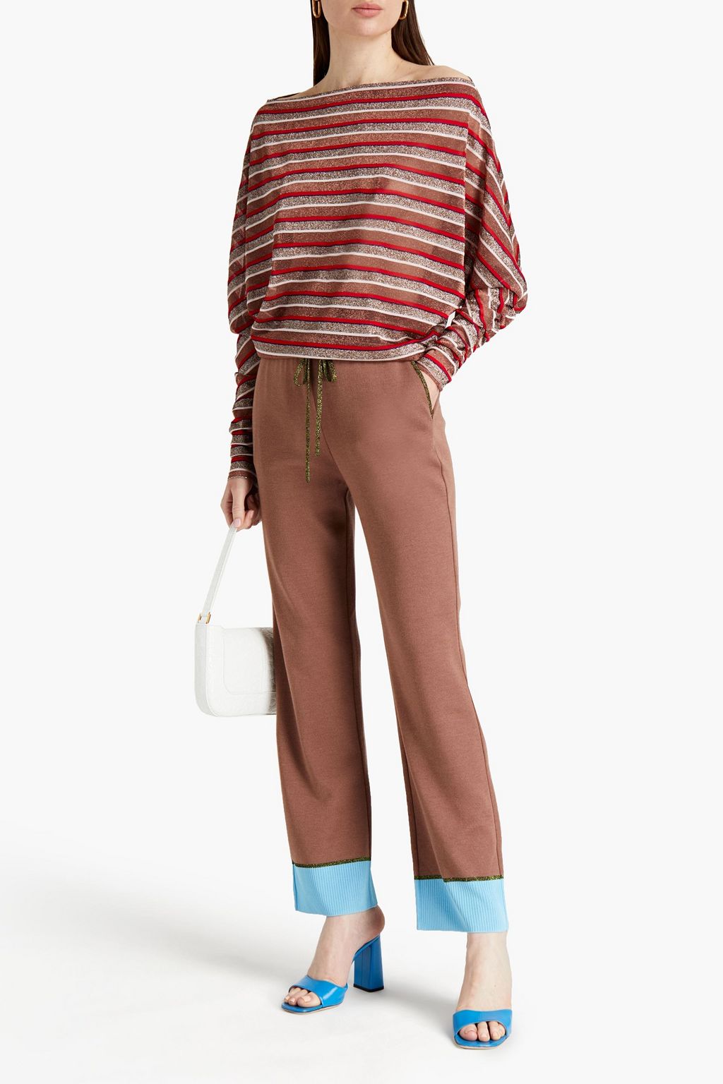 MISSONI Cashmere-blend straight-leg pants