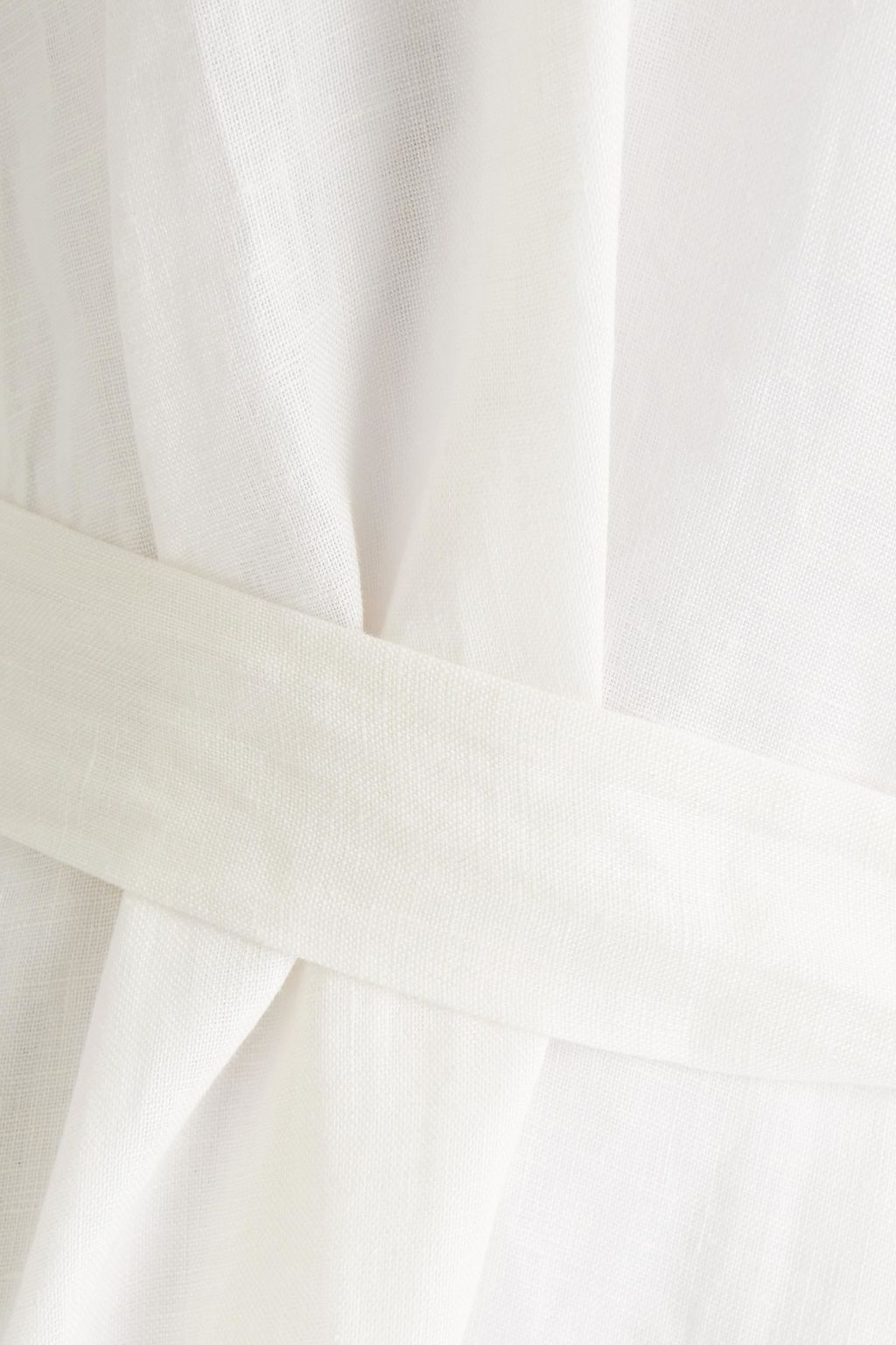 HEIDI KLEIN Gathered linen midi dress