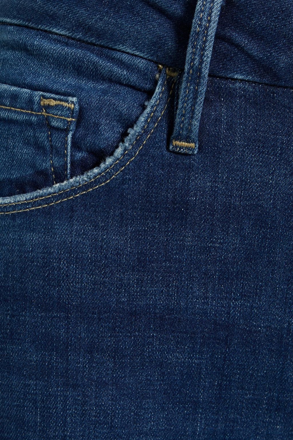 FRAME Le Cropped Mini Boot mid-rise bootcut jeans