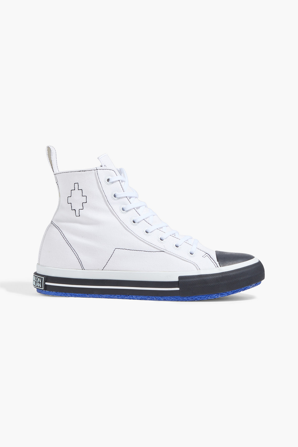 Marcelo Burlon County Of Milan Marcelo Burlon Man Sneakers White Size 7 Textile Fibers In Off-white