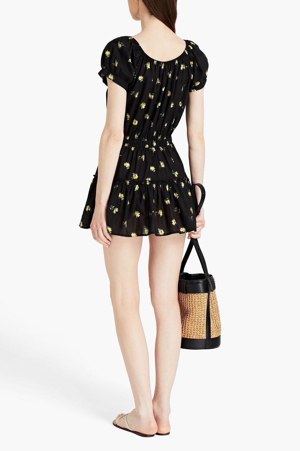 EBERJEY Nostalgia Gardens floral-print cotton coverup