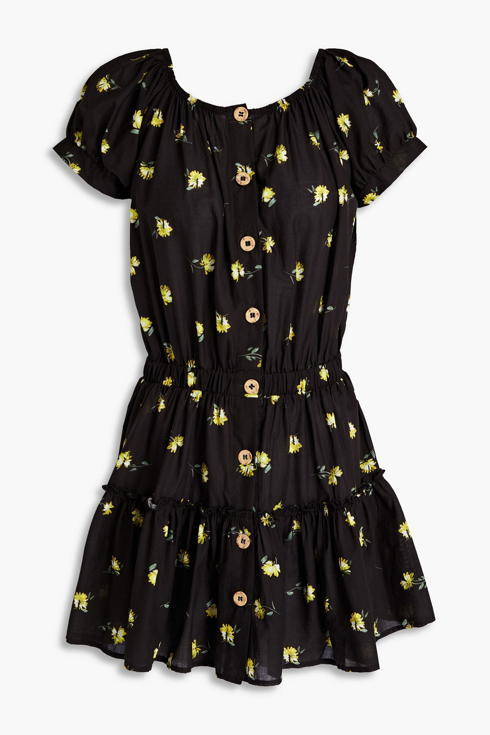 Eberjey Nostalgia Gardens floral-print cotton coverup