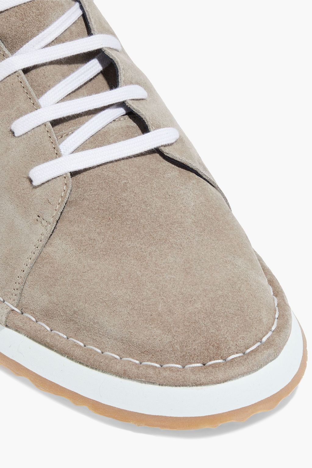 SPALWART Tour leather-trimmed suede boots