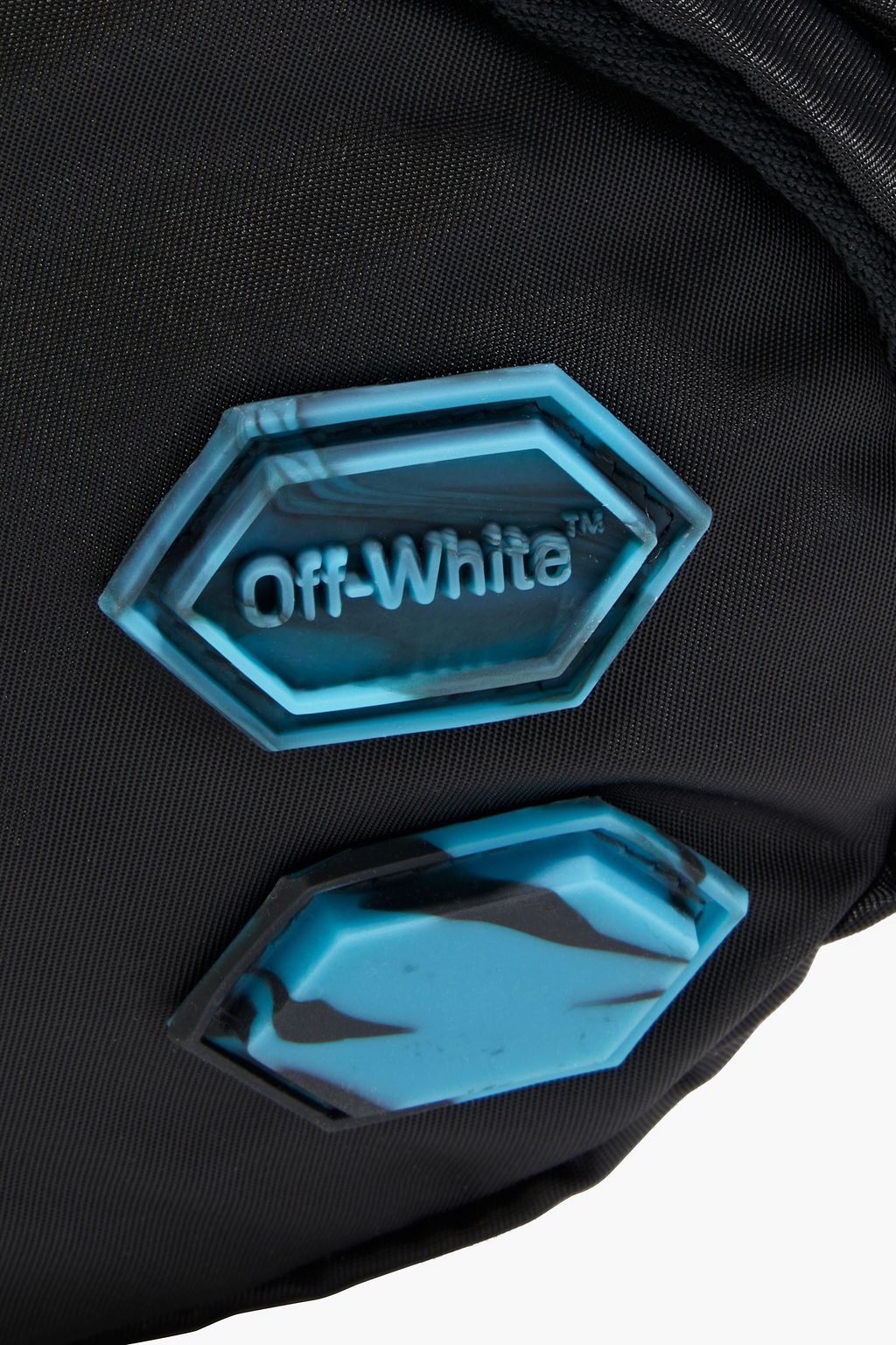 OFF-WHITE™ Logo-appliquéd shell belt bag