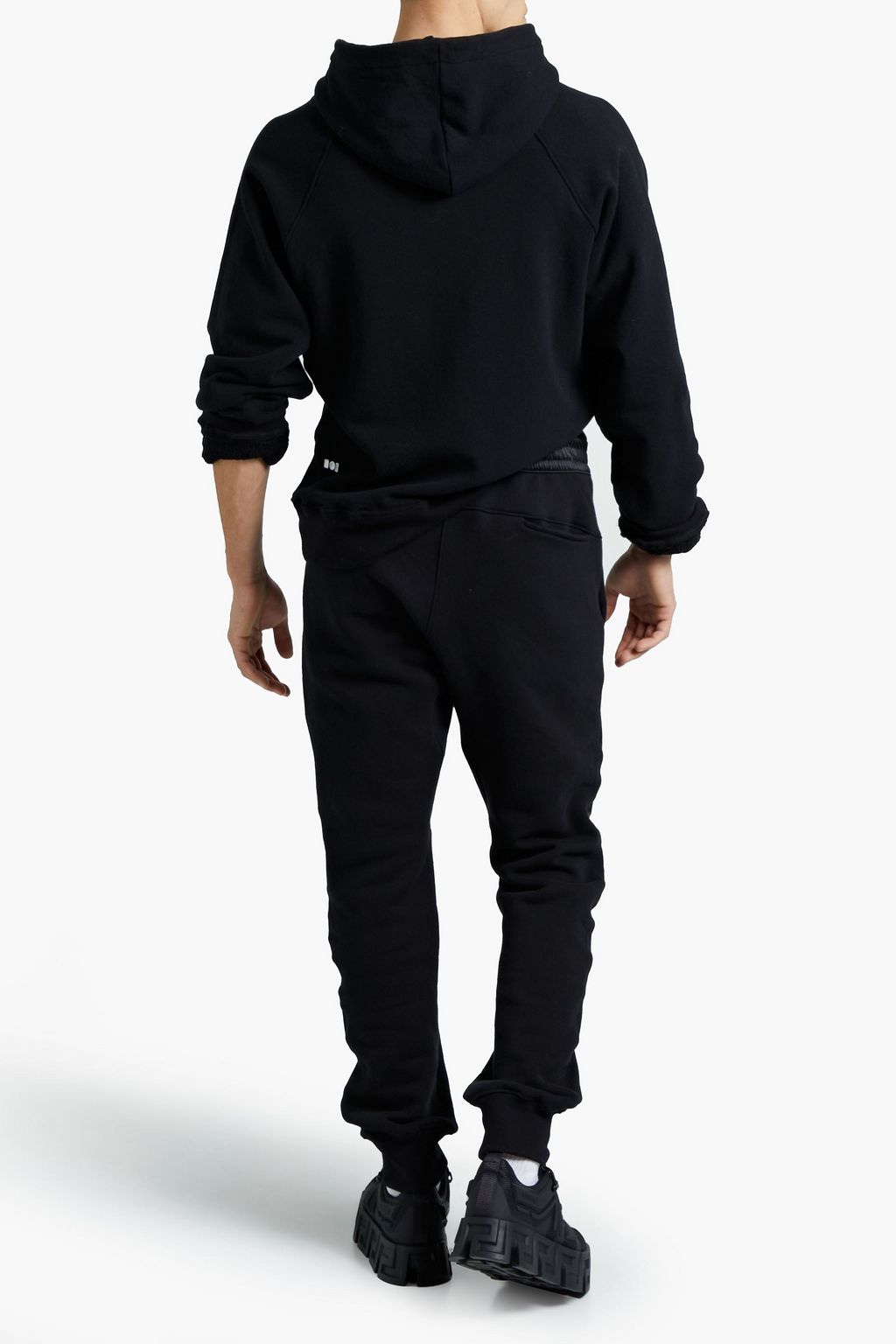 NAHMIAS Embroidered French cotton-terry hoodie