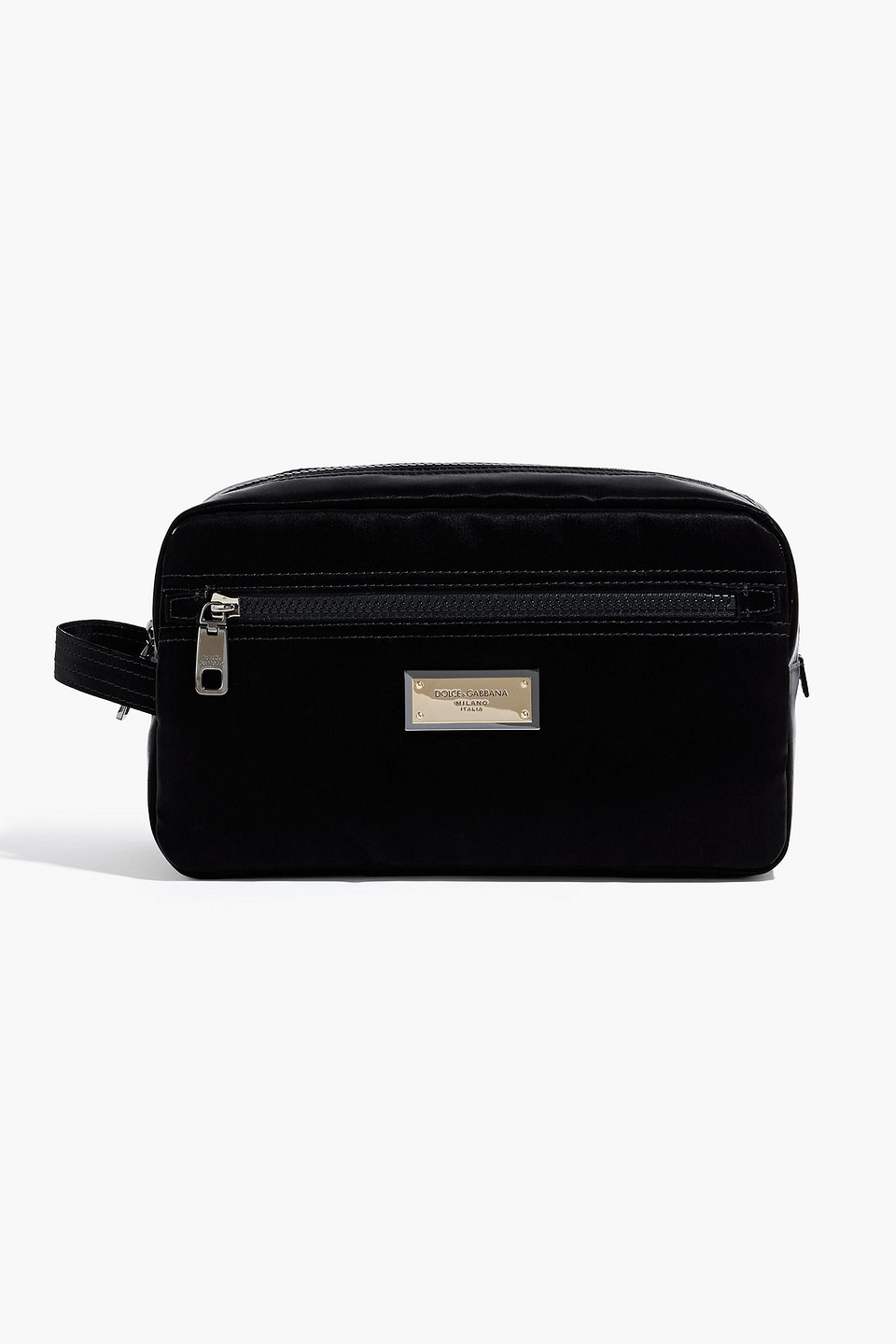 Dolce & Gabbana Shell Wash Bag In Black