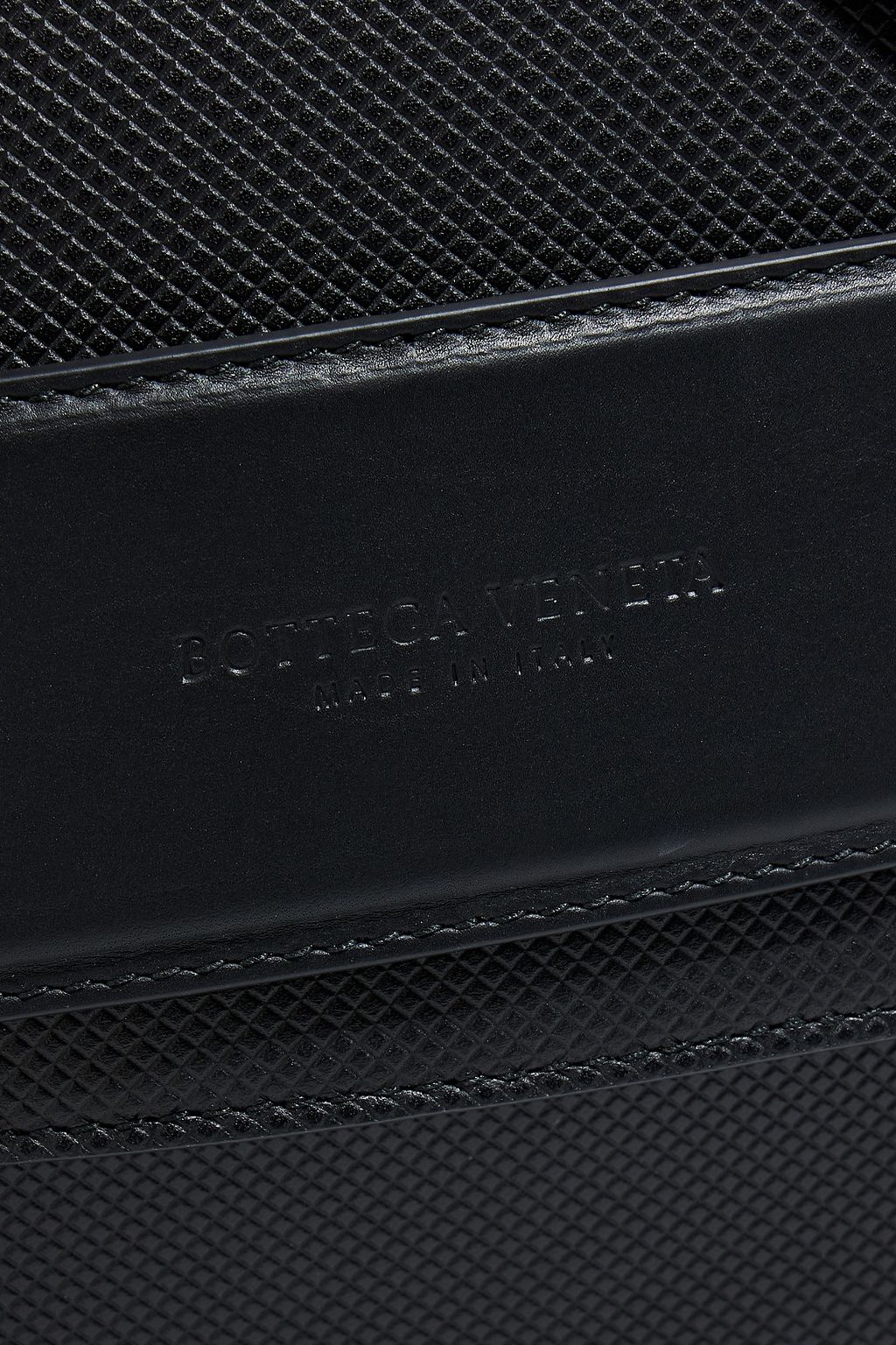 BOTTEGA VENETA Embossed leather messenger bag