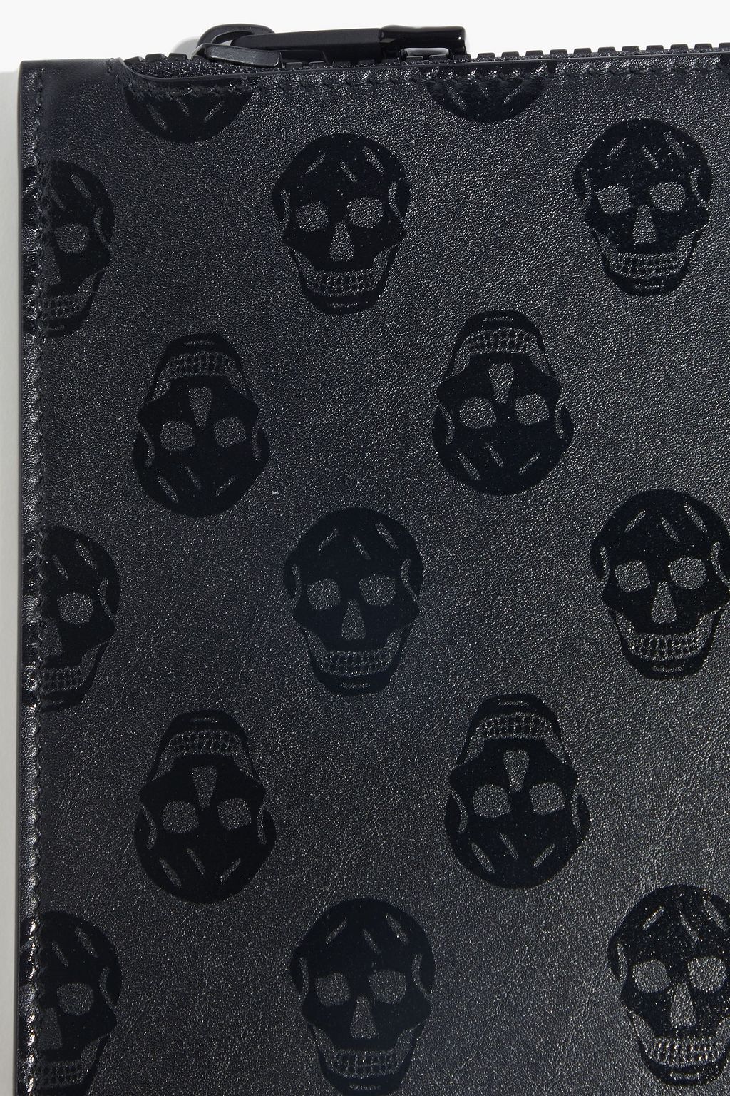 ALEXANDER MCQUEEN Logo-print leather pouch