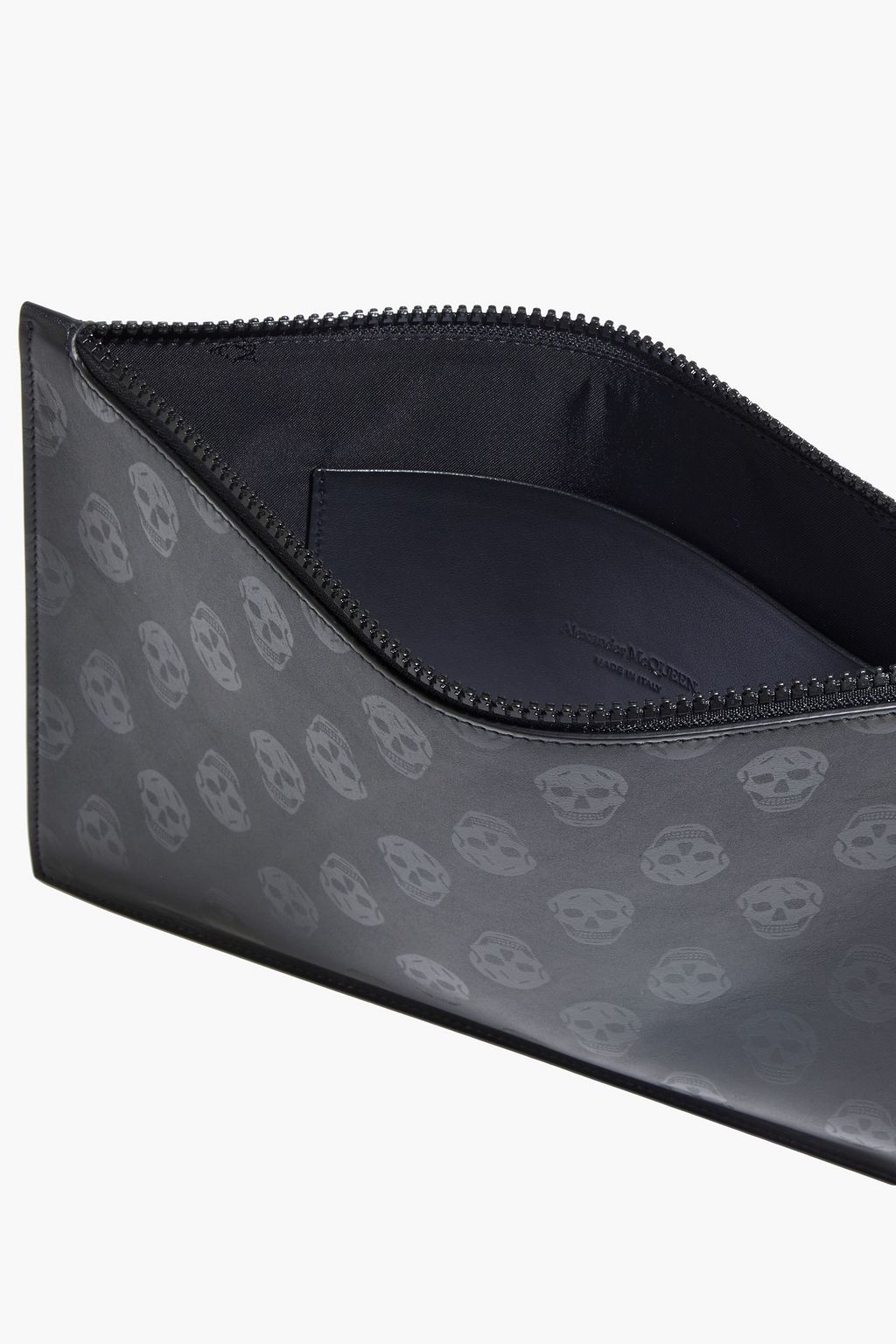 ALEXANDER MCQUEEN Logo-print leather pouch