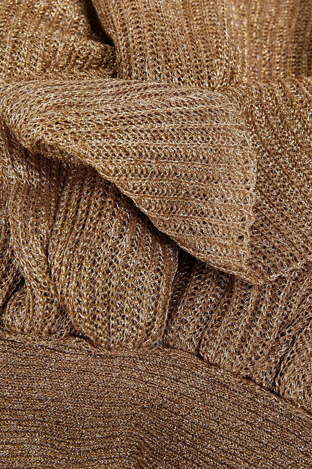 MISSONI Schlauchschal aus Rippstrick mit Metallic-Effekt