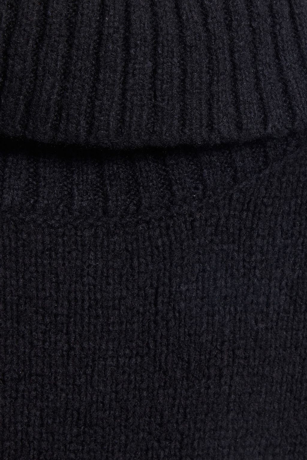 FRAME Brushed wool-blend turtleneck mini dress