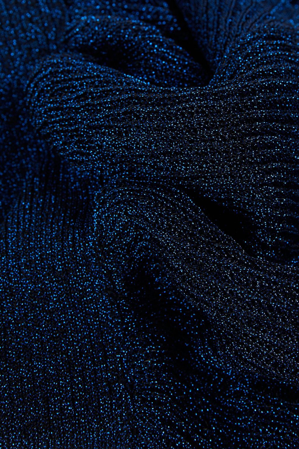 MISSONI Metallic ribbed-knit snood