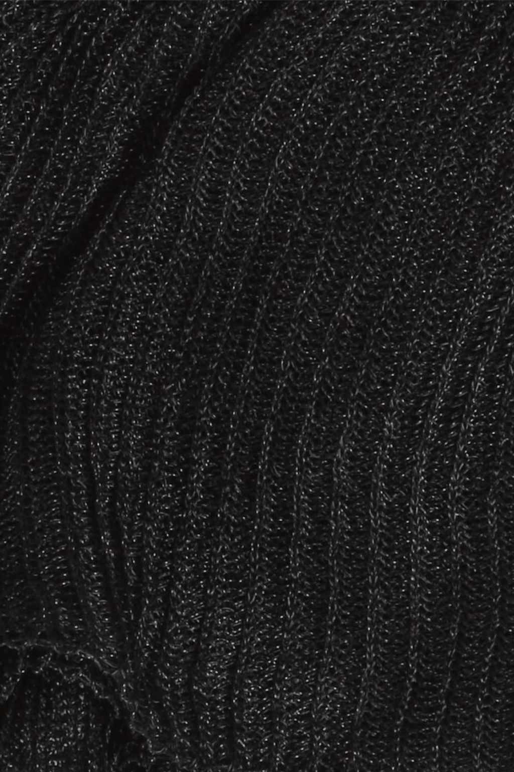 MISSONI Metallic ribbed-knit snood