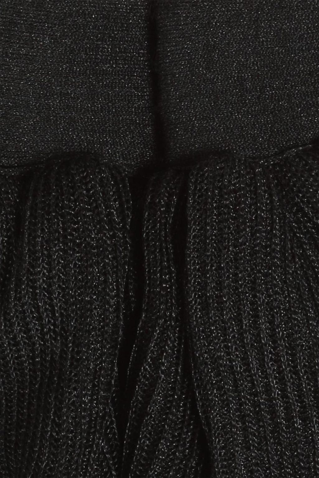 MISSONI Metallic ribbed-knit snood
