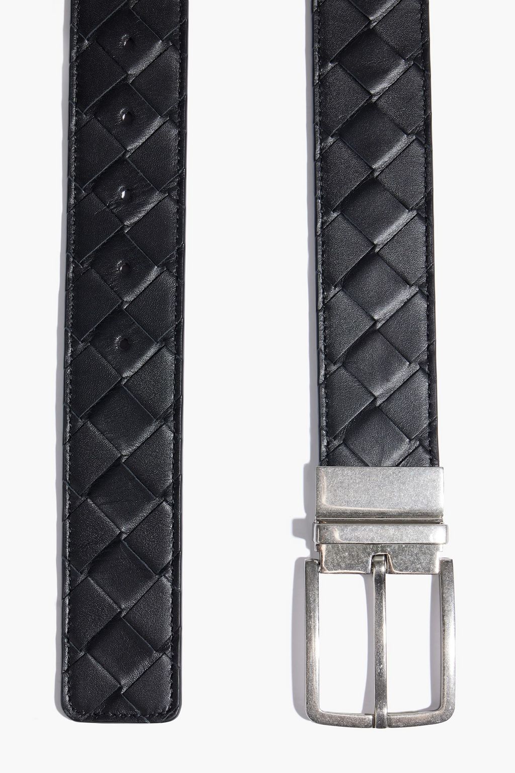 BOTTEGA VENETA Intrecciato leather belt