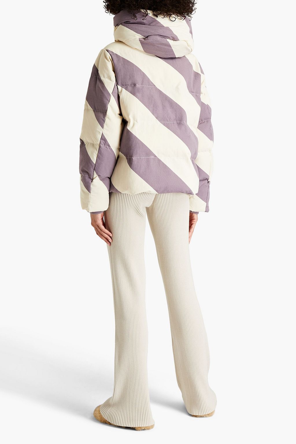 JAKKE. Patricia printed quilted shell hooded jacket