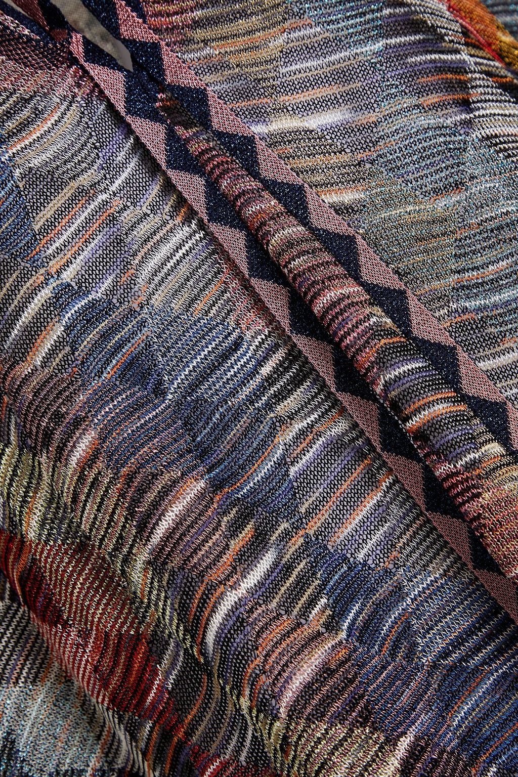 MISSONI Pullover aus Metallic-Häkelstrick