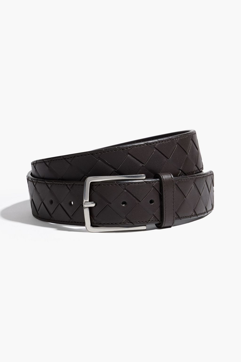 Bottega Veneta Intrecciato Leather Belt