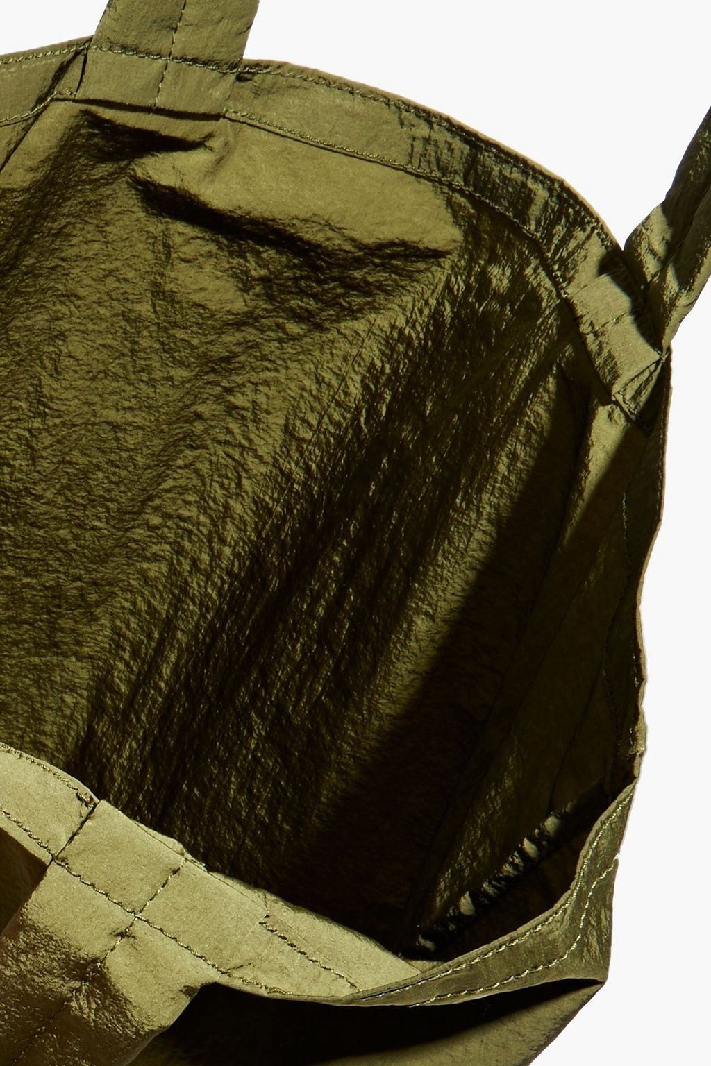 BOTTEGA VENETA Packable intrecciato leather and shell tote