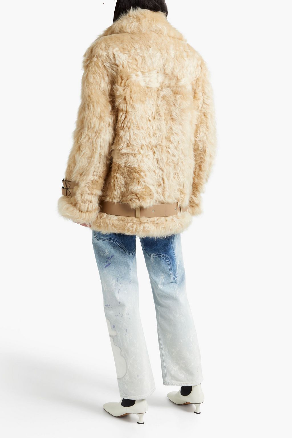 ACNE STUDIOS Shearling biker jacket