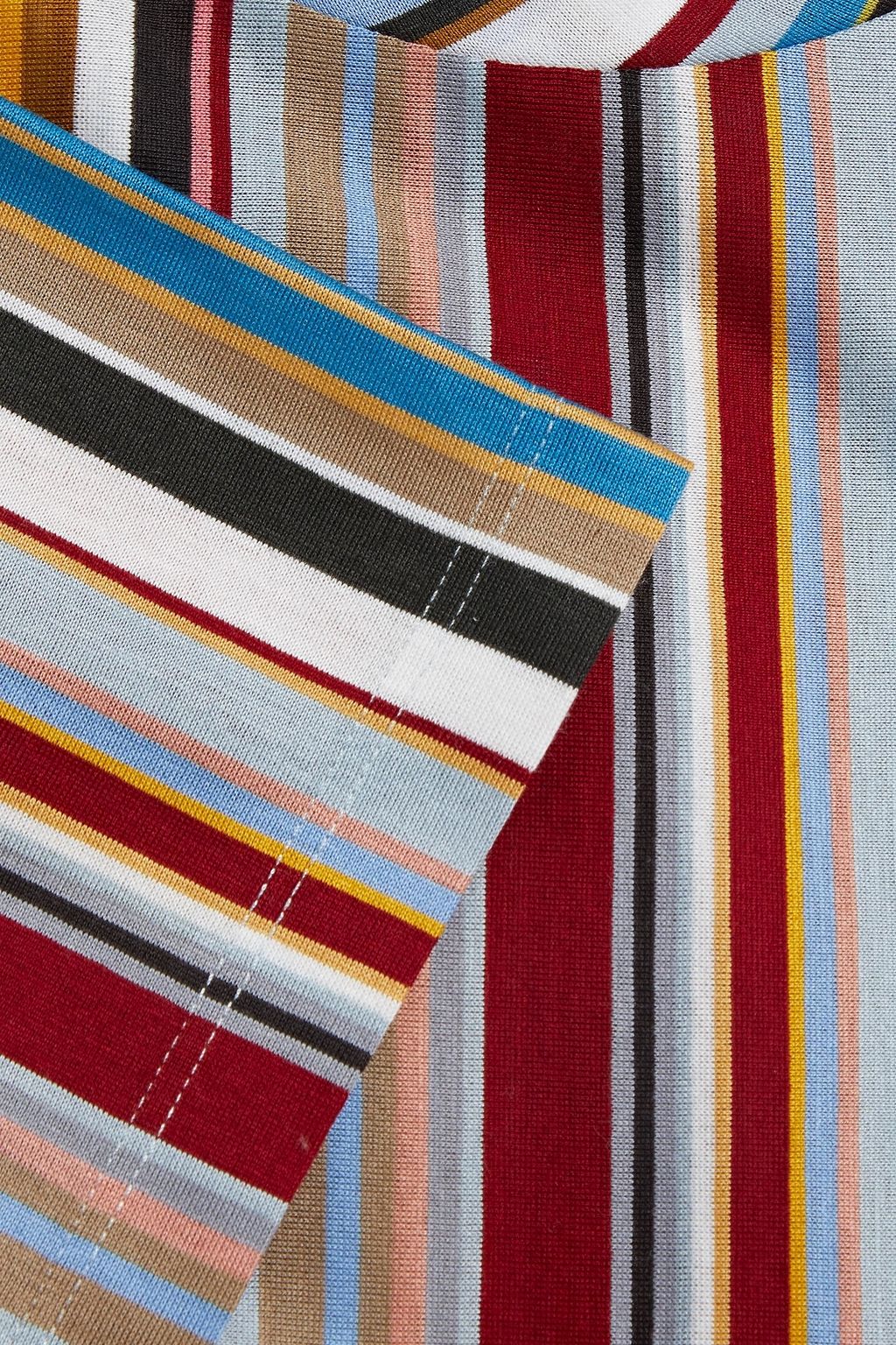 PAUL SMITH Striped cotton-jersey T-shirt